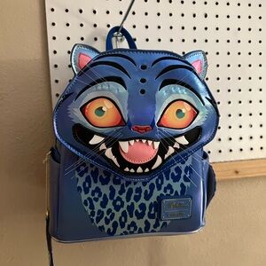 Loungefly Blue Leopard K-Pop Backpack
